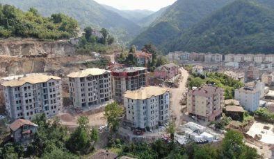 Kastamonu’da selzedelerin yaşayacağı konutlar görüntülendi