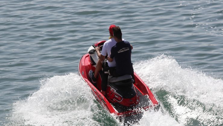 Kayseri’de Türkiye Su Jeti ve Flyboard Şampiyonası düzenlendi