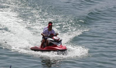 Kayseri’de Türkiye Su Jeti ve Flyboard Şampiyonası heyecanı başladı