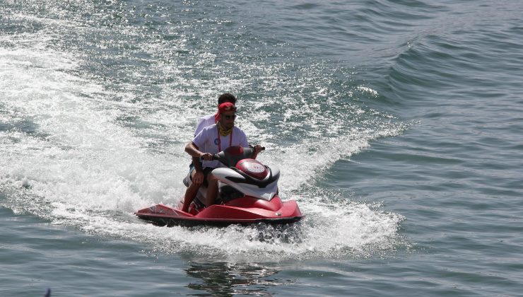 Kayseri’de Türkiye Su Jeti ve Flyboard Şampiyonası heyecanı başladı