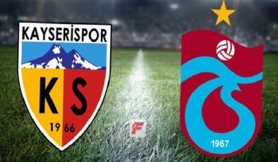 Kayserispor-Trabzonspor maçı (CANLI)