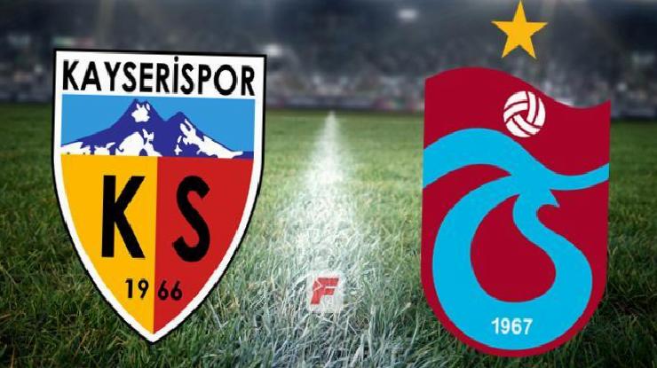 Kayserispor-Trabzonspor maçı (CANLI)