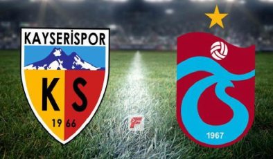 Kayserispor-Trabzonspor maçı ne zaman, saat kaçta, hangi kanalda? (İlk 11’ler)