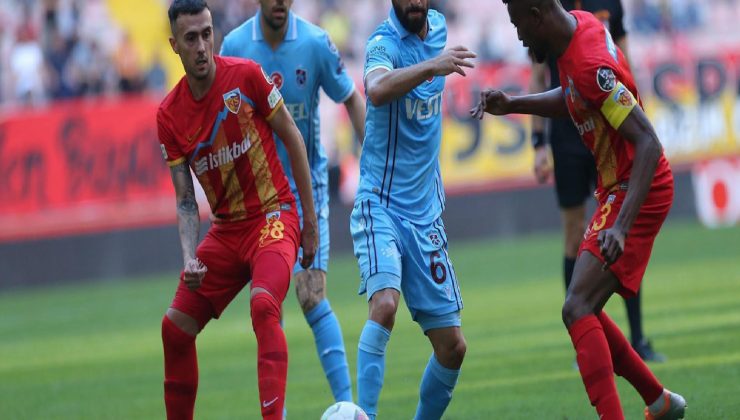 Kayserispor – Trabzonspor maçından fotoğraflar…