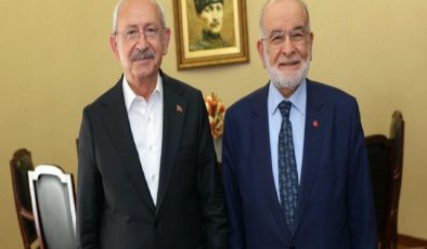 Kemal Kılıçdaroğlu, Temel Karamollaoğlu’nu kabul etti