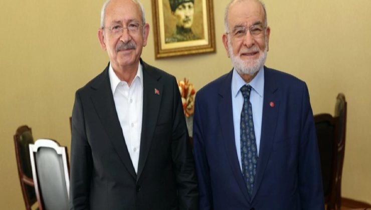 Kemal Kılıçdaroğlu, Temel Karamollaoğlu’nu kabul etti