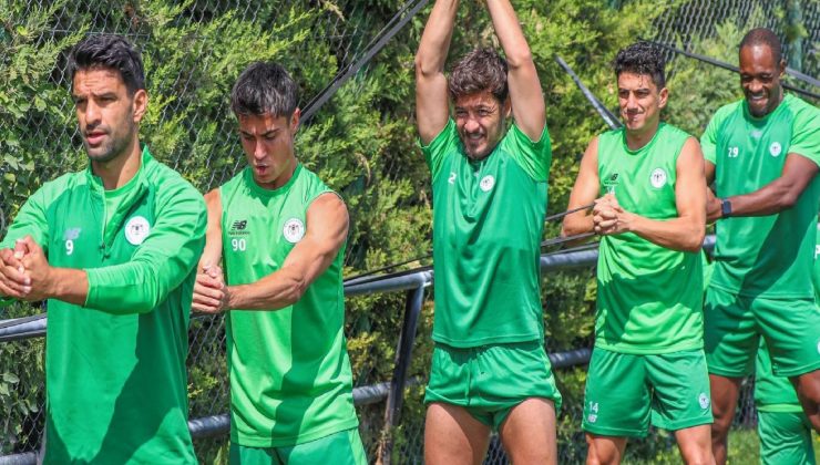 Konyaspor, Ümraniyespor maçı hazırlıklarına başladı