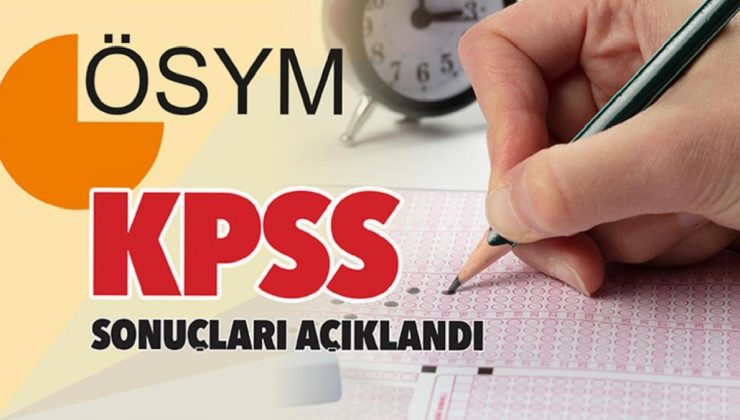 KPSS sonuçları açıklandı