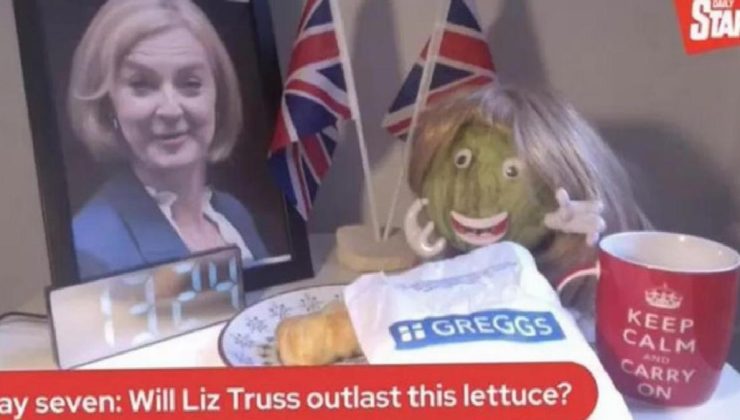 ‘Liz Truss kaybetti, marul kazandı’ İngiltere Başbakanı Liz Truss’ın istifası için şoke eden başlığı attılar!