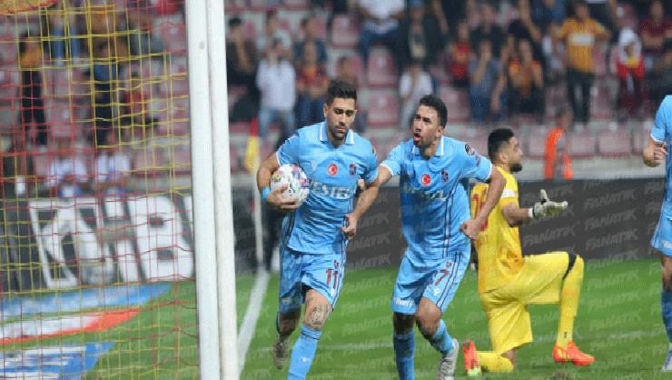 (ÖZET) Kayserispor-Trabzonspor maç sonucu: 1-2