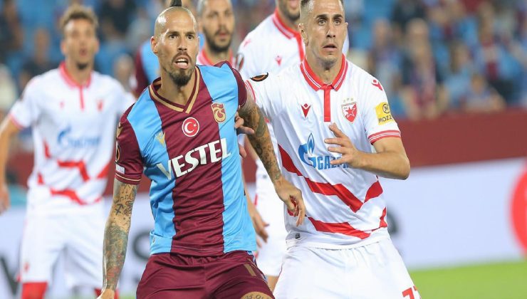 Trabzonspor – Kızılyıldız maçından kareler! (VİDEO)