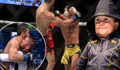 UFC’de Charles Oliveira’yı yenen Islam Makhachev kemerin yeni sahibi oldu! Khabib Nurmagomedov’un halefi… Hasbulla’ya büyük ilgi…