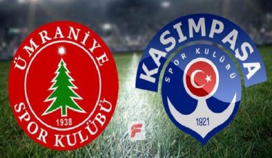 Ümraniyespor – Kasımpaşa maçı hangi kanalda, saat kaçta? (İşte 11’ler)